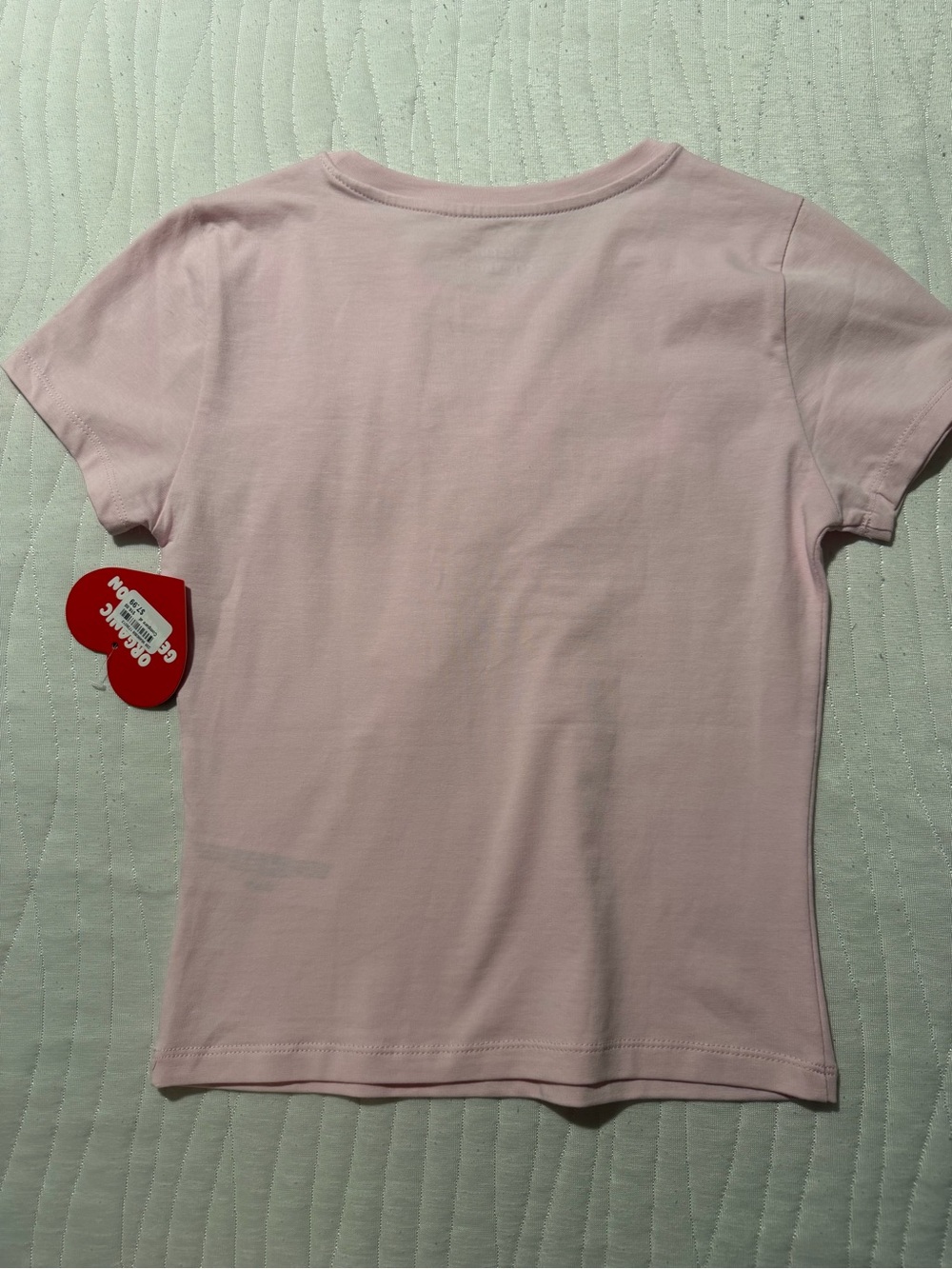 Pink Ruffle Bow Tee - Picture 2 of 3
